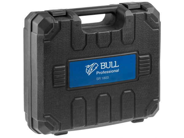 Аккум. дрель-шуруповерт BULL SR 1803 в чем. (18.0 В, 2 акк., 2.0 А/ч Li-Ion, 2 скор., 50 Нм, шурупы до 10 мм)
