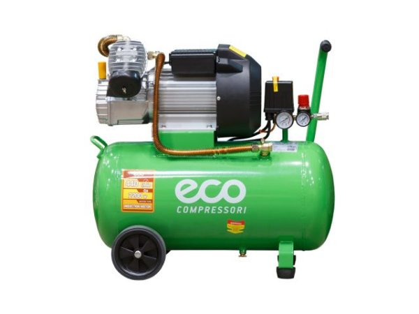 Компрессор ECO AE-502-3 (440 л/мин, 8 атм, коаксиальный, масляный, ресив. 50 л, 220 В, 2.20 кВт)