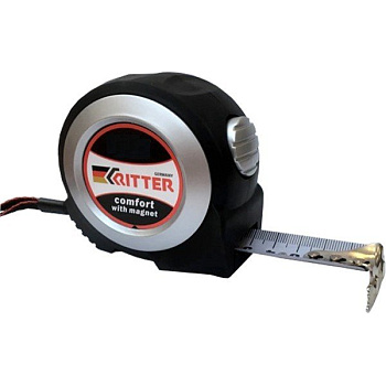 5м х 19мм рулетка автостоп, магнит., обрезин. Ritter Comfort HT501519