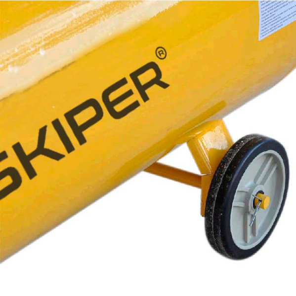 Воздушный компрессор SKIPER IBL3100A (до 600 л/мин, 8 атм, 100 л, 230 В, 3.0 кВт)