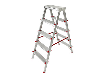 Стремянка алюминиевая 1,1 м двухсторонняя 5 ступеней STARTUL ST9941-05