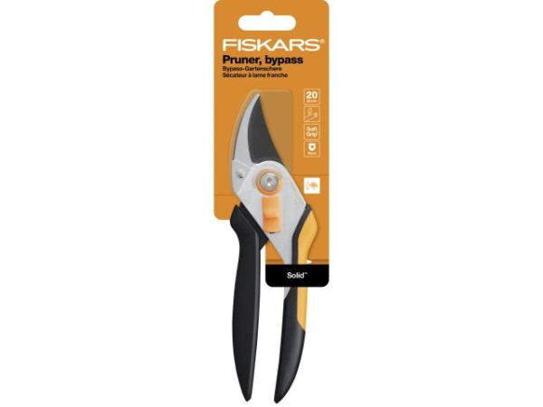 Секатор плоскостной металлический FISKARS Solid  P331