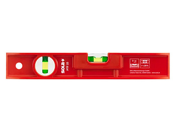 Уровень 250мм 2 глазка пластм. PTF25 SOLA