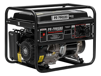 Электростанция генератор бензиновый ECO PE-7001RS "Black Edition"
