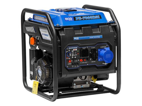 Электростанция генератор инверторный бензиновый ECO PE-7000RSI