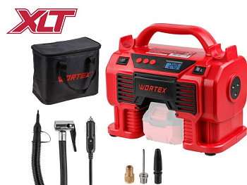 Аккумуляторный компрессор WORTEX CTI 1810 в кор. ALL1 XLT SOLO 18 В, 11 бар, 9/360 л/мин 