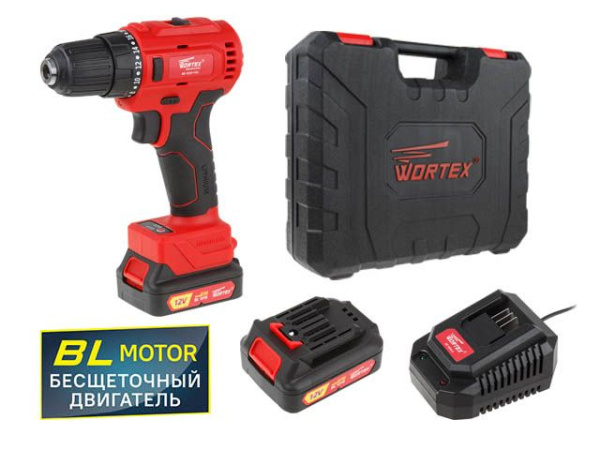 Аккум. дрель-шуруповерт WORTEX BD 1220-1 Dli