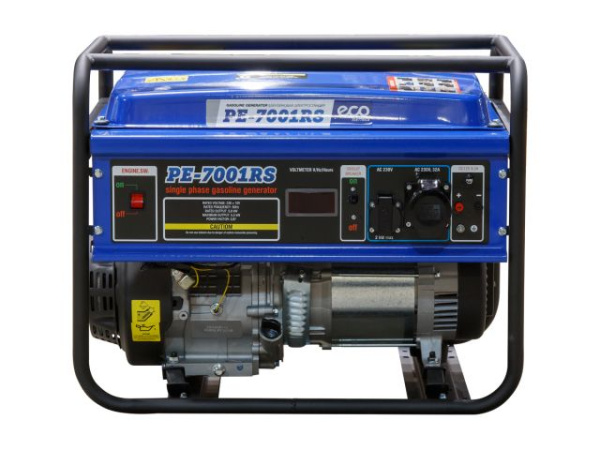 Электростанция (генератор бензиновый) ECO PE-7001RS (5.5 кВт, 230 В, бак 25.0 л,