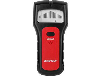 Детектор проводки WORTEX MD 5009 в кор. проводка 50 мм металл 38 мм 9 В крона 